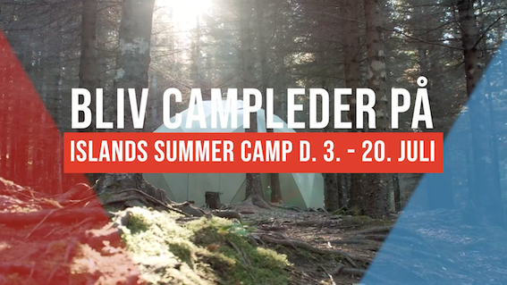 Sikr dig en fantastisk sommer og bliv camp-leder på Islands Summer Camp!